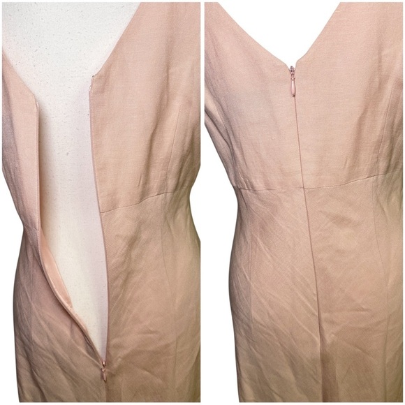 Adrianna Papell Blush Sleeveless Midi Dress - Picture 15 of 15